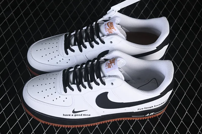 All categories Nk Air Force 1 Air Force series Nk Air Force 1 Low Air Force low-top Nike Air Force 1'07 Low Two-dimensional theme Classic black and white contrast Air Force 1 low-top casual sneakers ZH0316-161